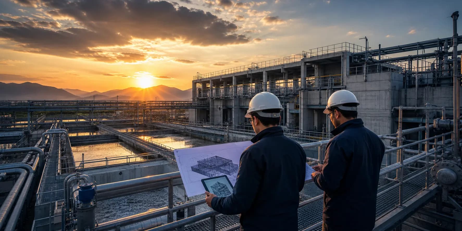 Ingeniería estructural colaborativa bajo metodología BIM para infraestructura industrial de tratamiento de efluentes